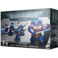 Space Marines: Assault Intercessors + Paint Set