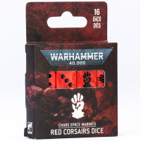 Chaos Space Marines: Red Corsairs Dice
