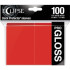 UP - Standard Sleeves - Gloss Eclipse - Apple Red (100 Sleeves)