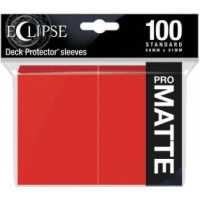 UP - Eclipse Matte Standard Sleeves: Apple Red (100 Sleeves)