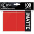 UP - Eclipse Matte Standard Sleeves: Apple Red (100 Sleeves)