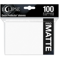 UP - Eclipse Matte Standard Sleeves: Arctic White (100 Sleeves)
