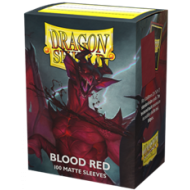 Dragon Shield Standard Sleeves - Matte Blood Red 'Simurag' (100 Sleeves)