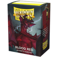Dragon Shield Standard Sleeves - Matte Blood Red 'Simurag' (100 Sleeves)
