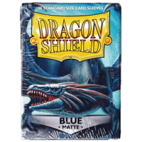 Dragon Shield Standard Sleeves - Matte Blue (100 stk)