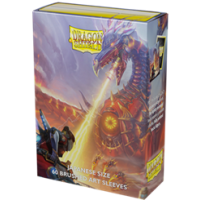 Dragon Shield Small Sleeves - Japanese size Brushed Art Bolt Reaper (60 Sleeves)