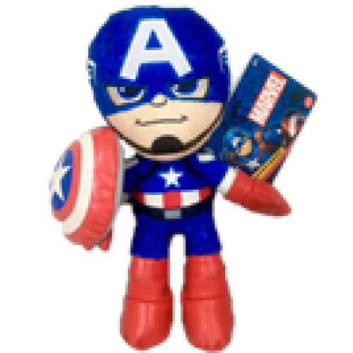 Mattel - Marvel Captain America Plüschfigur (ca. 20 cm)