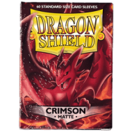 Dragon Shield Standard Sleeves - Matte Crimson (60 stk)