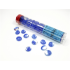 Chessex Gaming Glass Stones in Tube - Catseye Dark Blue (40)