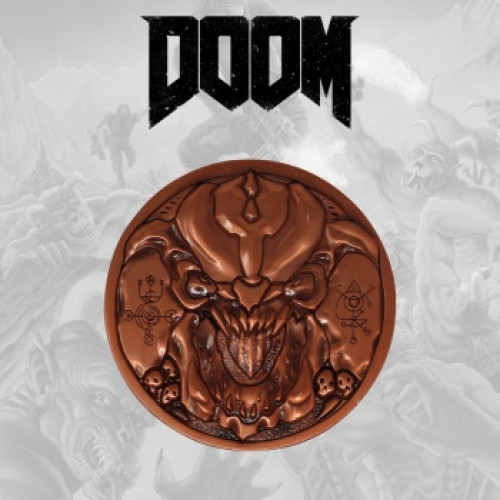 Doom Pinky 'Level Up' medallion