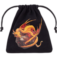Dragon Black And adorable Dice Bag