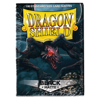 Dragon Shield Standard Sleeves - Matte Black (100 stk)