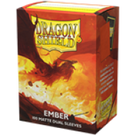 Dragon Shield Japanese size Dual Matte Sleeves - Ember 'Alaria, Warrior Princess' (60 Sleeves)