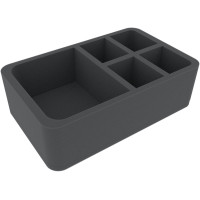 80 mm Half-Size foam tray with 10 compartments