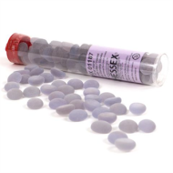 Chessex Gaming Glass Stones in Tube - Frosted Crystal Lilac (40)