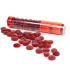 Chessex Gaming Glass Stones in Tube - Frosted Crystal Red (40)