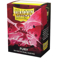 Dragon Shield Standard Sleeves - Matte Dual - Fury 'Alaric, Crimson King' (100 Sleeves) 