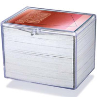 UP - Hinged Clear Box For 150 Cards