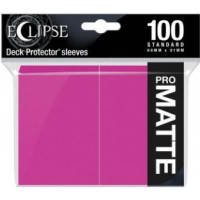 UP - Eclipse Matte Standard Sleeves: Hot Pink (100 Sleeves)