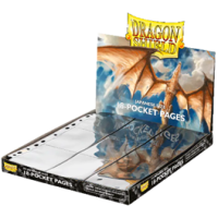 Dragon Shield Japanese size 18-pocket pages Display (50 Pages) 