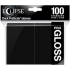 UP - Standard Sleeves - Gloss Eclipse - Jet Black (100 Sleeves)