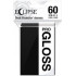 UP - Small Sleeves - Gloss Eclipse - Jet Black (60 Sleeves)