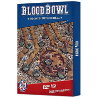 Blood Bowl: Khorne Pitch: Double-sided Pitch and Dugouts