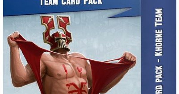 Paquet De Cartes Blood Bowl Khorne Team - Games Workshop - Neuf