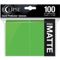UP - Eclipse Matte Standard Sleeves: Lime Green (100 Sleeves)