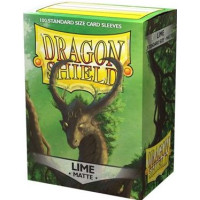 Dragon Shield Standard Sleeves - Matte Lime (100 Sleeves)