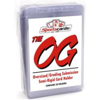 Oversized Grading Semi-Rigid Card Holder Box (50 Holders) 