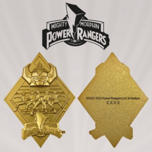 Power Rangers limited edition 24k Medallion