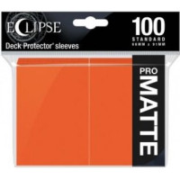 UP - Eclipse Matte Standard Sleeves: Pumpkin Orange (100 Sleeves)