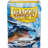 Dragon Shield Standard Sleeves - Matte Sapphire (100 Sleeves)