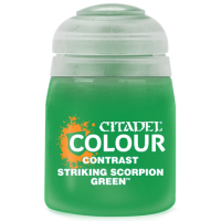 Striking Scorpion Green - kontrast