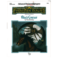 Advanced Dungeons And Dragons RPG 2nd Edition Forgotten Realms: Black Courser