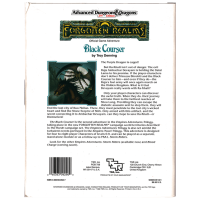 Advanced Dungeons And Dragons RPG 2nd Edition Forgotten Realms: Black Courser