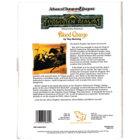 Advanced Dungeons And Dragons RPG 2nd Edition Forgotten Realms: Blood Charge