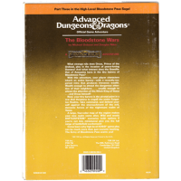 Advanced Dungeons And Dragons RPG: The Bloodstone Wars