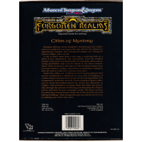 Advanced Dungeons And Dragons RPG 2nd Ed: Forgotten Realms Cities of Mystery Boxed Set