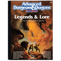 Advanced Dungeons And Dragons RPG 2nd Ed: Legends And Lore HC