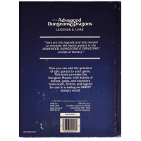 Advanced Dungeons And Dragons 1st Edition: Legends And Lore HC