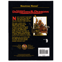 Advanced Dungeons And Dragons 2nd Edition: Monstrous Manual HC