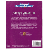 Advanced Dungeons And Dragons RPG 2nd Edition Forgotten Realms: Thief's Challenge