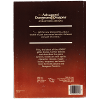Advanced Dungeons And Dragons 1st Edition: Unearthed Arcana HC