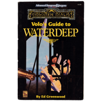 Advanced Dungeons And Dragons RPG 2nd Edition: Forgotten Realms Volo's Guide To Waterdeep SC