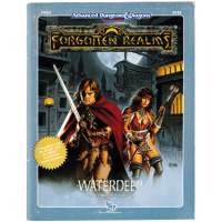 Advanced Dungeons And Dragons RPG 2nd Edition Forgotten Realms: Waterdeep