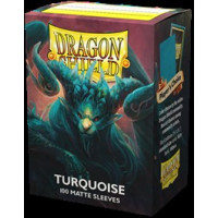 Dragon Shield Standard Sleeves - Matte Turquoise 'Atebeck' (100 Sleeves)