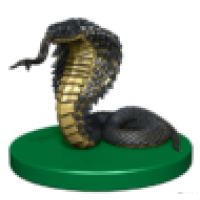 Snake Token Miniature