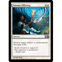 Solemn Offering (Magic 2011 Core Set)